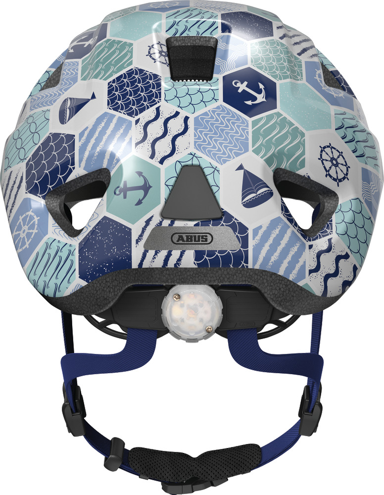 Abus Anuky 2.0 Blue Sea - Casque vélo bébé - Tête à Casque - Back