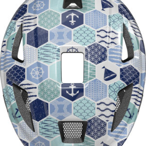 Abus Anuky 2.0 Blue Sea - Casque vélo bébé - Tête à Casque - Top