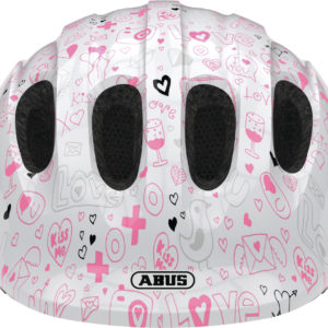 ABUS Smiley White Crush - Casque vélo bébé enfant - face